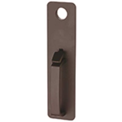 Von Duprin Grade-1 Sprayed Dark Bronze Exit Device Trim Only, Non-Handed, Thumb Press Trim