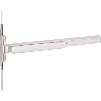 Von Duprin Grade-1 Satin Chrome Concealed Vertical Rod Exit Device, Non-Handed, Exit Only