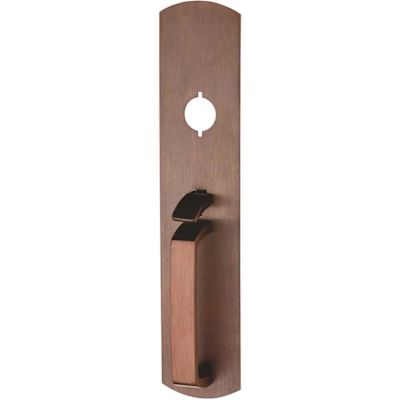 Von Duprin Grade-1 Sprayed Dark Bronze Exit Device Trim Only, Non-Handed, Thumb Press Trim