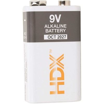 HDX 9-Volt Alkaline Battery (24-Pack)