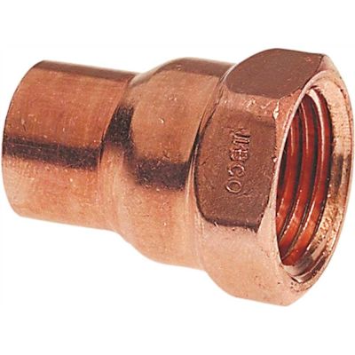 NIBCO 1 in. Wrot Copper Copper Sweat x FIPT Adapter (10-Pack)