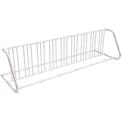 18-Bike Galvanized Double-Sided Grid Rack