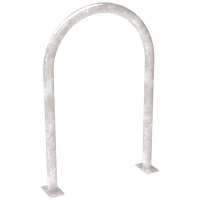 2-Bike Galvanized Surface Mount U Rack