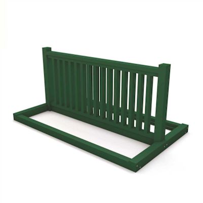 Green Recycled Plastic Bike Rack