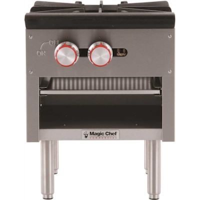 Magic Chef Commercial Countertop Single Stock Pot Gas Cooktop