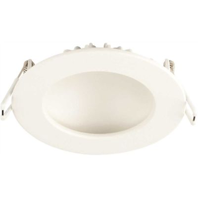 Ultra Low Glare Integrated LED 6 in Round Adj Color Temp Canless Recessed Light for Kitchen Bath Living rooms, White