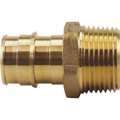 Apollo 3/4 in. Brass PEX-A Barb x 3/4 in. MNPT Male Adapter