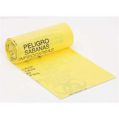 Berry Global 23 Gallon Yellow Infectious Waste Can Liner, Case Of 200