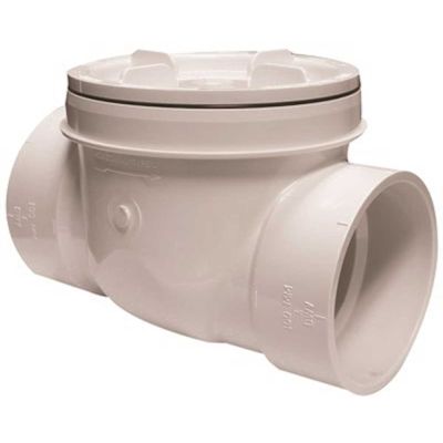 CANPLAS PVC DWV Backwater with Sleeve Valve (4-Pack)