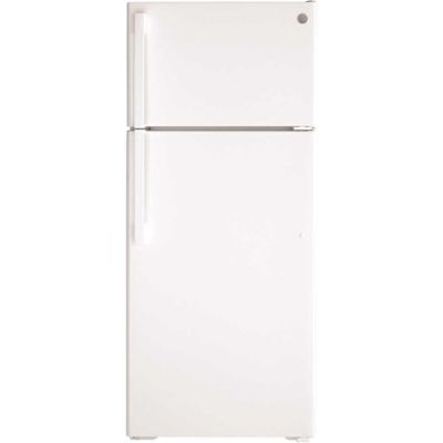 GE 17.5 cu. ft. Top Freezer Refrigerator in White ENERGY STAR