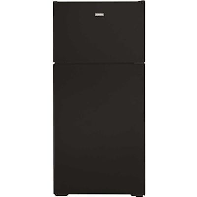 Hotpoint 15.6 Cu. Ft. Top-Freezer Refrigerator, Black, ADA