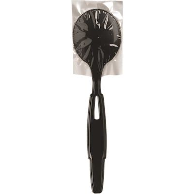 Dixie Ultra Black Series-W Heavy-Weight Polypropylene Wrapped Plastic Soupspoon Disposable Refill