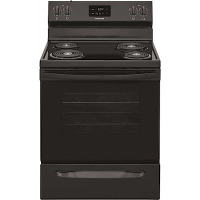 Frigidaire 30 in. 5.3 cu. ft. Electric Range with Manual Clean in Black