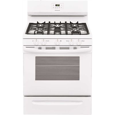 Frigidaire 30 in. 5.0 cu. ft. 5-Burner Gas Range with Manual Clean in White