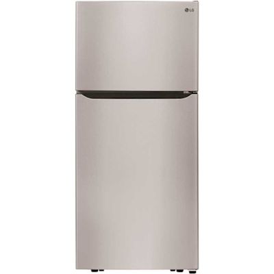 Lg 20-Cu. Ft. Top-Freezer Refrigerator In Stainless Steel