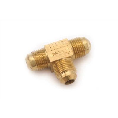 Anderson Metals 1/2 in. Brass Flare Tee (Bag of 10)
