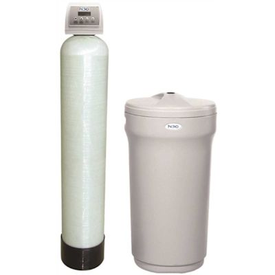 NOVO 485 Series Whole House Water Softener Iron Manganese Water Filtration System with NVO485DFSIM-150 Natural Tank