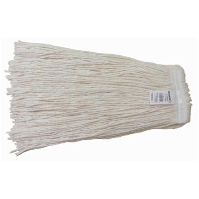 Renown 24 oz. 1 in. 4-Ply White Headband Rayon Cut End Mop Head (6/Case)