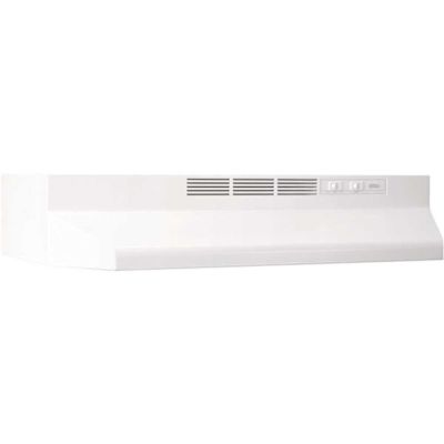 Broan-NuTone BUEZ1 30 in. Ductless Under Cabinet Range Hood with light and Easy Install System in White