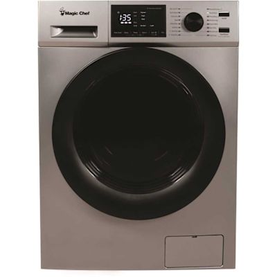 Magic Chef 2.7 cu. ft. All-in-One Washer and Dryer Combo in Silver