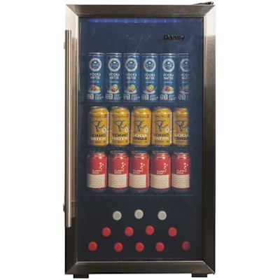 Danby Designer 17.5 in. Wide 117-Can Free-Standing Beverage Cooler