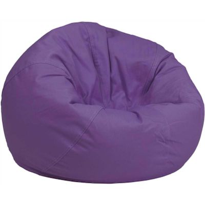 Flash Furniture Purple Fabric Bean Bag Chair