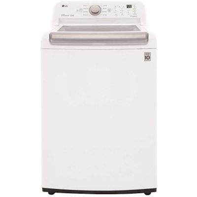 LG 5.0 cu. ft. Top Load Washer in White with Impeller, NeverRust Drum and TurboDrum Technology
