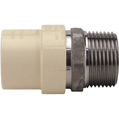 Apollo 1 in. x 1 in. CPVC CTS Slip Stainless Steel MPT Adapter
