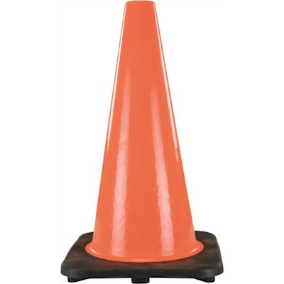 18 in. Orange PVC Traffic Cone