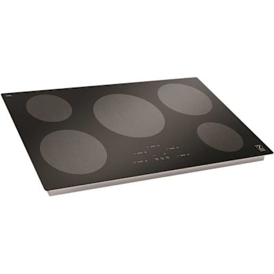 ZLINE Kitchen and Bath 36 in. 5-Burner Element Top Control Induction Cooktop with Touch Controls in Black Glass
