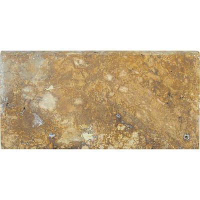 MSI Riviera 5 cm x 12 in. x 24 in. Brushed Travertine Pool Coping (2 sq. ft.)
