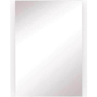 Tosca 24 in. x 30 in. Single Frameless Fixed Color Temp LED Wall Mirror with Anti-Fog Glass