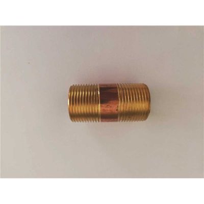 Everbilt 1 in. x 2-1/2 in. Brass Nipple (10-Pack)