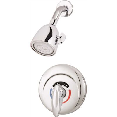 Symmons Safetymix 1-Handle Wall-Mounted Shower Trim Kit in Polished Chrome (Valve Not Included)