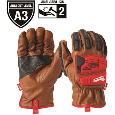 Milwaukee Small Level 3 Cut Resistant Goatskin Leather Impact Gloves