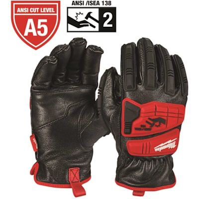 Milwaukee X-Large Level 5 Cut Resistant Goatskin Leather Impact Gloves