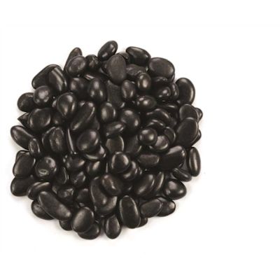MSI Polished Black 0.5 cu. ft . per Bag (0.25 in. to 0.75 in.) Bagged Landscape Pebbles (28 Bags/14 cu. ft./Pallet)