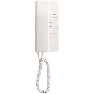 AIPHONE IE Series Surface Mount 1-Channel Audio Main Handset Intercom with Door Release, White