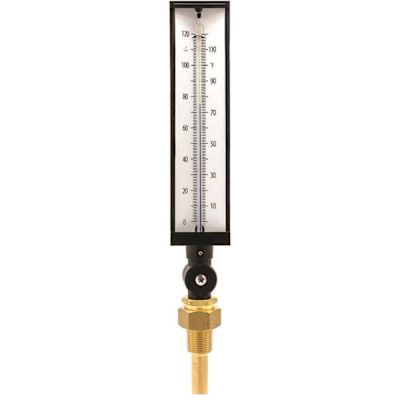 9 in. Scale 0-120 Deg.F Thermometer for HVAC Utility Accessory