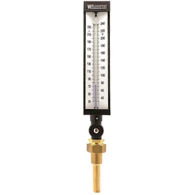 9 in. Scale 30-240 Deg.F Industrial Thermometer for HVAC Utility Accessory
