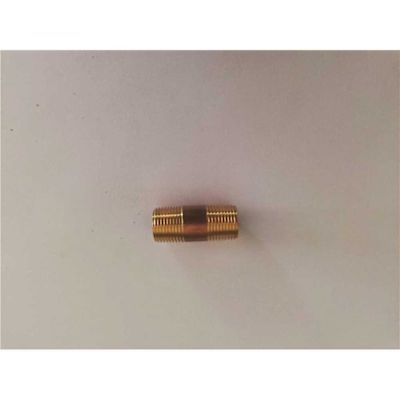 Everbilt 3/8 in. x 1-1/2 in. Brass Nipple (10-Pack)