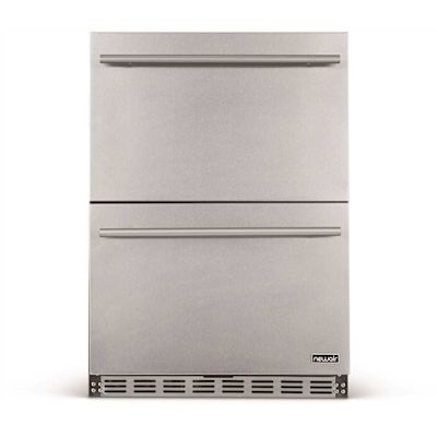 NewAir 24 Inch Outdoor Wine And Beverage Dual Drawer Fridge