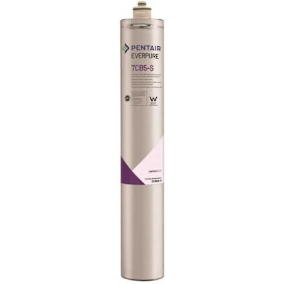 EVERPURE 7CB5-S Carbon Block Under Sink Replacement Water Filter Cartridge for Coffee and Ice Maker Systems