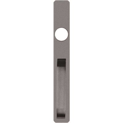 DETEX V Series Sprayed Aluminum Grade 1 Exit Trim, Night Latch Function, S Pull, Less Cylinder