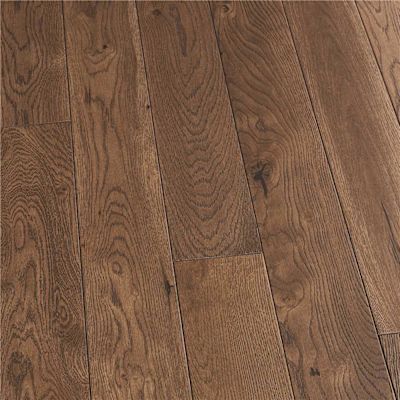 Malibu Wide Plank Ocean City French Oak 3/4 in. T x 5 in. W Wire Brushed Solid Hardwood Flooring (22.6 sq. ft./case)
