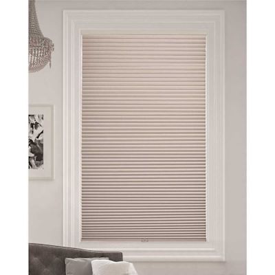 BlindsAvenue Fawn Cordless Blackout Cellular Honeycomb Shade, 9/16 in. Single Cell, 54 in. W x 72 in. H