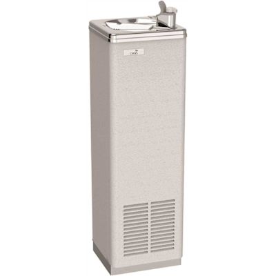 OASIS Free-Standing Push-Button Drinking Fountain in Greystone