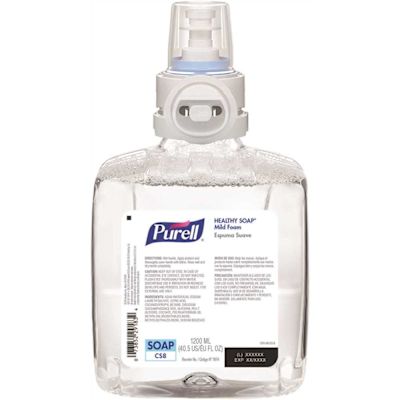 Purell CS8 1200 ml Fragrance-Free Mild Foam Healthy Hand Soap Dispenser Refill (2-Pack)