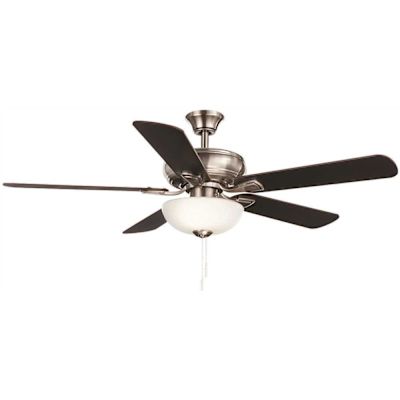 Hampton Bay Rothley Ii 52 In. Led Brushed Nickel Ceiling Fan