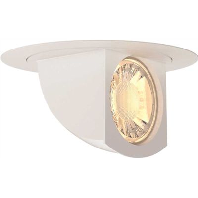 5/6 in. 850 Lumens Selectable CCT Dimmable Directional Integrated LED Retrofit Recessed Light Trim, White 4-Pack
